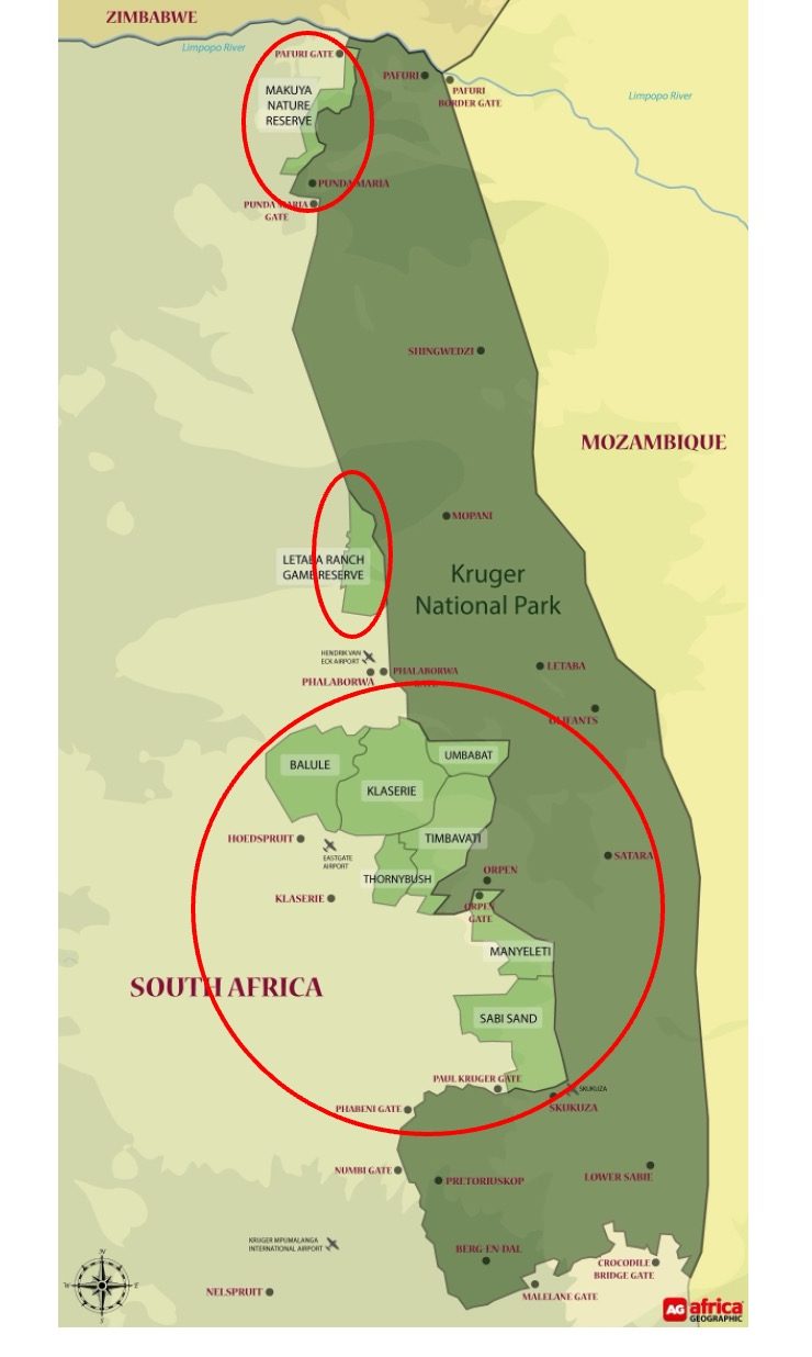 Greater Kruger Map